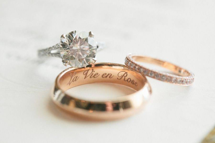 42 Wedding rings ideas  wedding rings, wedding ring sets, couple wedding  rings