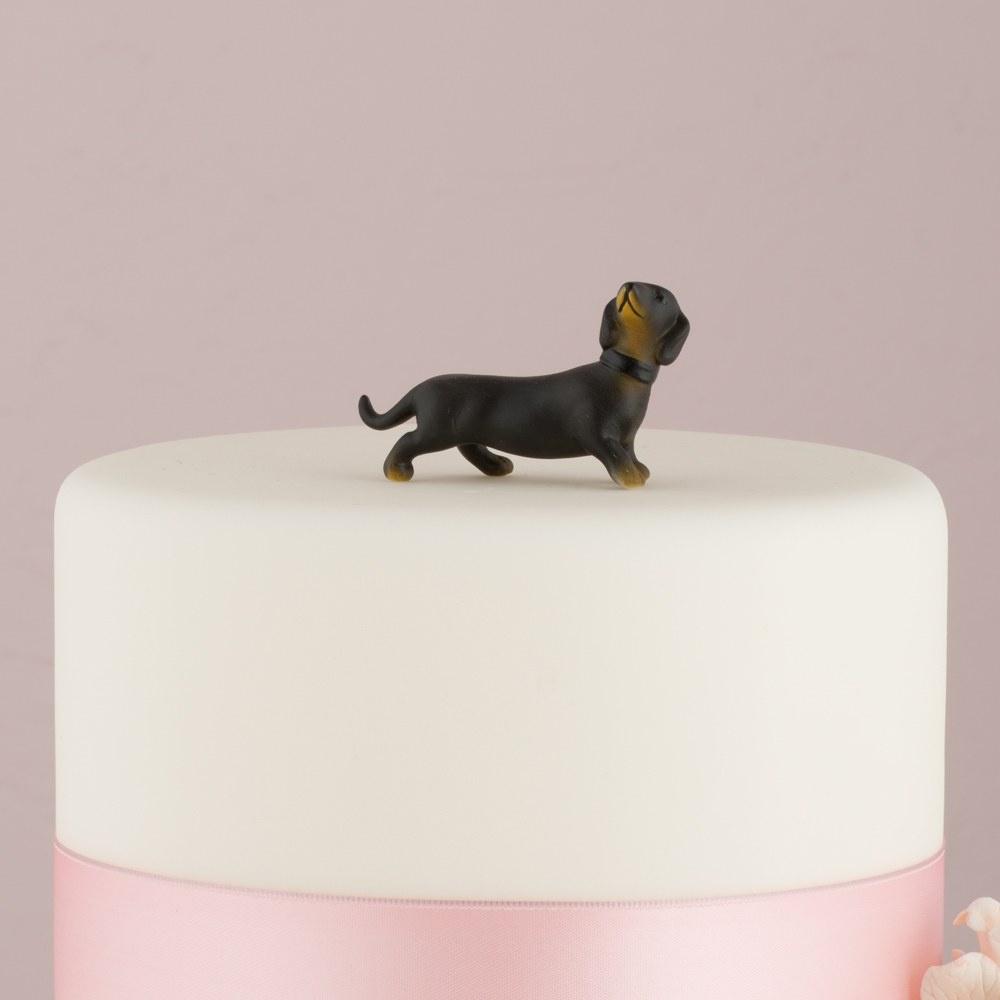 DOG Silver Birthday Cake Decoration Glitter Topper flower Pet pets 