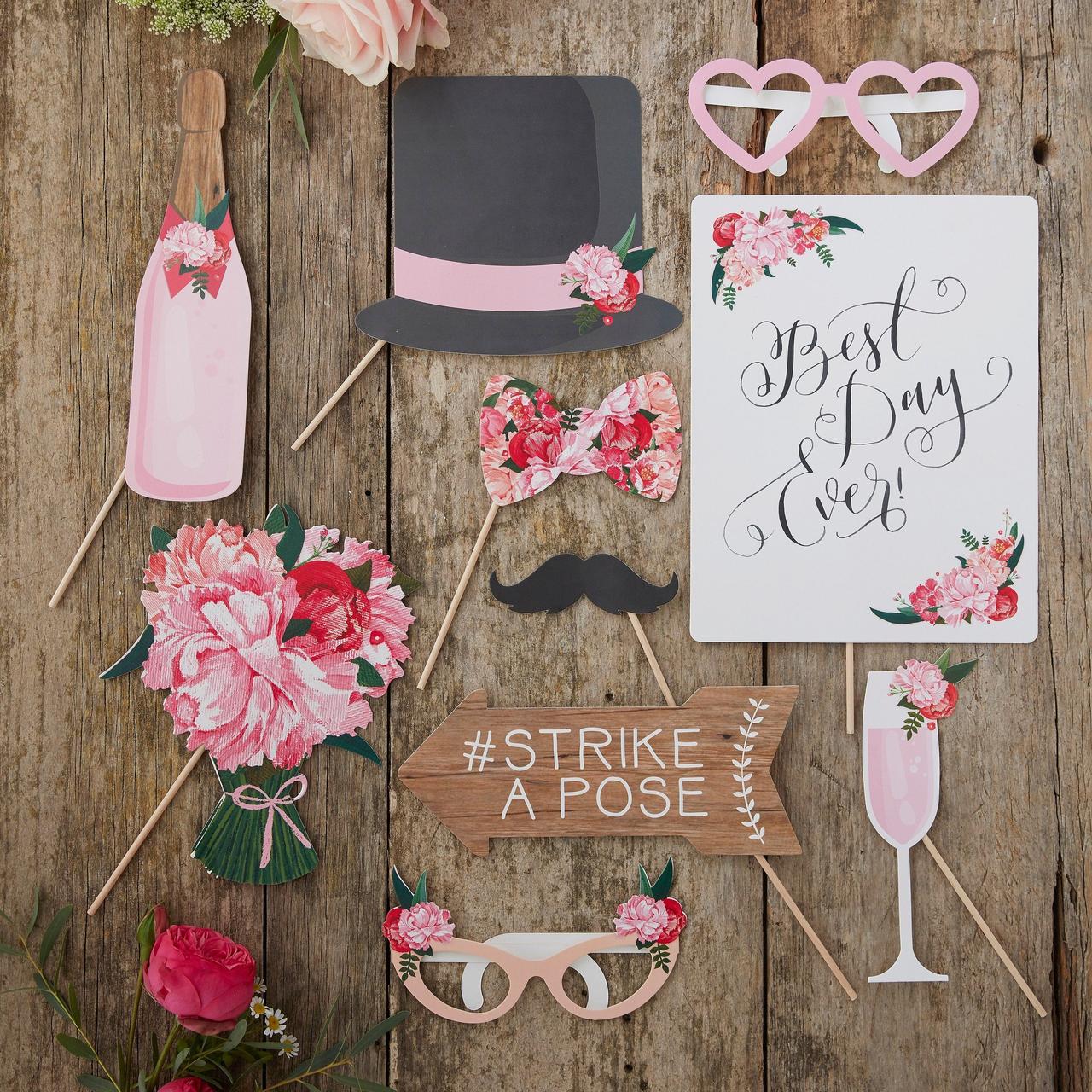 Wedding photo booth clearance props ideas