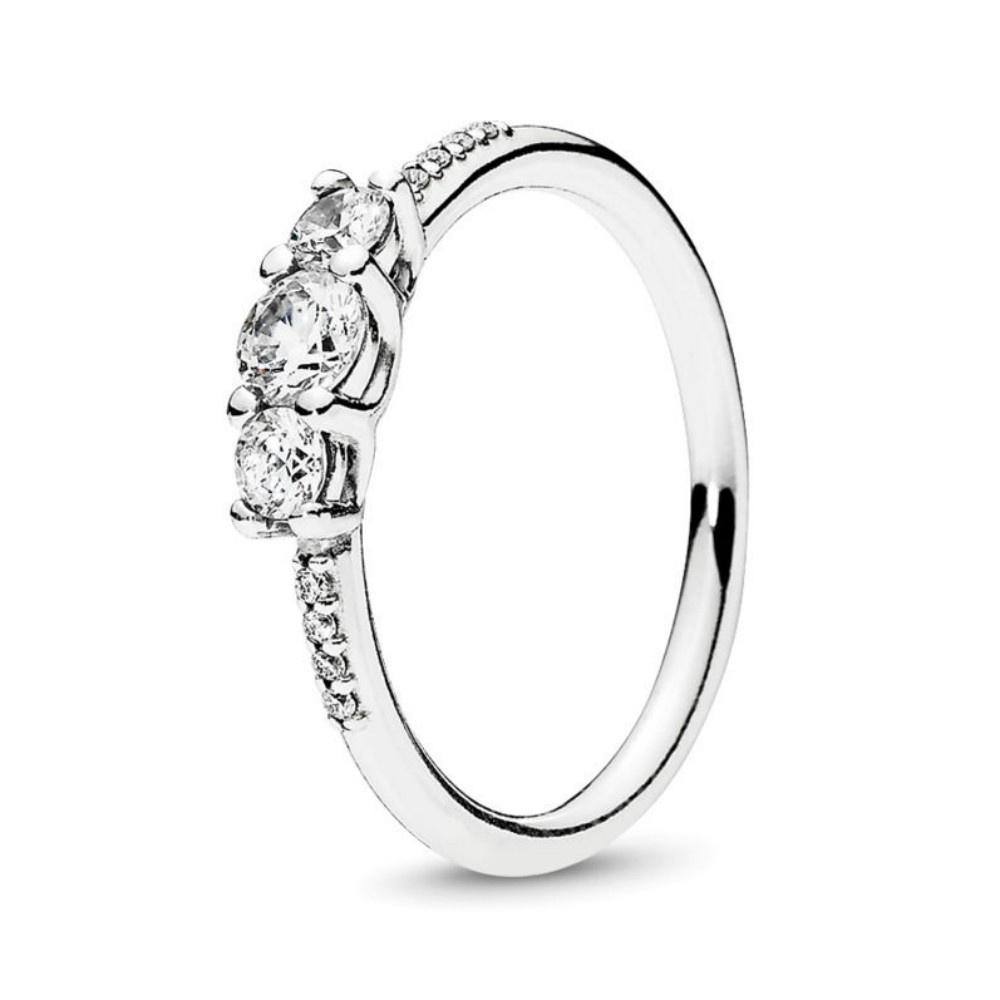 Buy Petite Dainty CZ Five-stone Ring in Sterling Silver Dainty Engagement  Ring Stackable Ring Promise Ring Simple Ring Online in India - Etsy