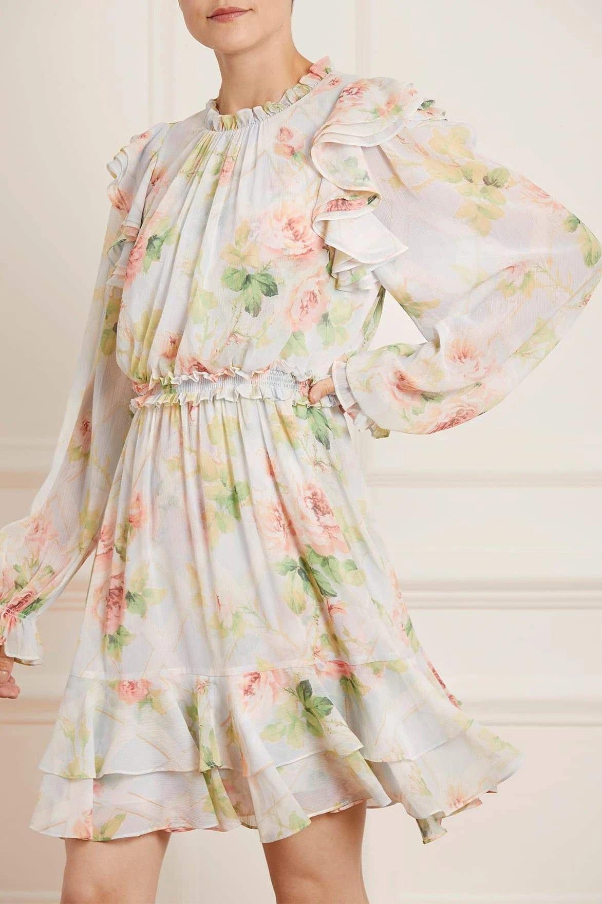 Long sleeve bridesmaid dress