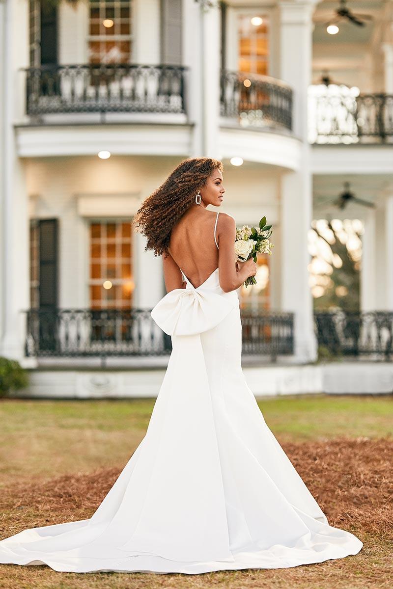 Bohemian Lace Wedding Dress A-line Beach Wedding Dress VW1070 – Viniodress
