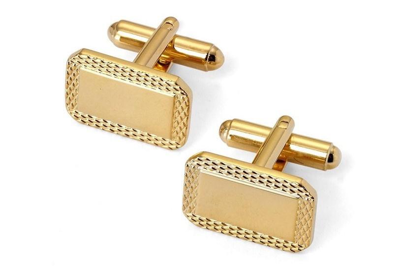 Gold plated cufflinks