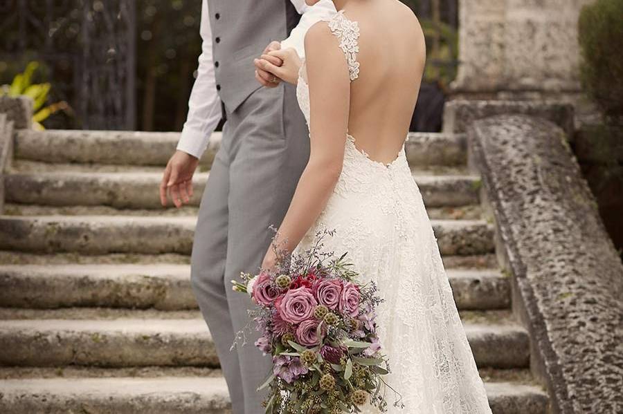 Backless Wedding Dress -  UK