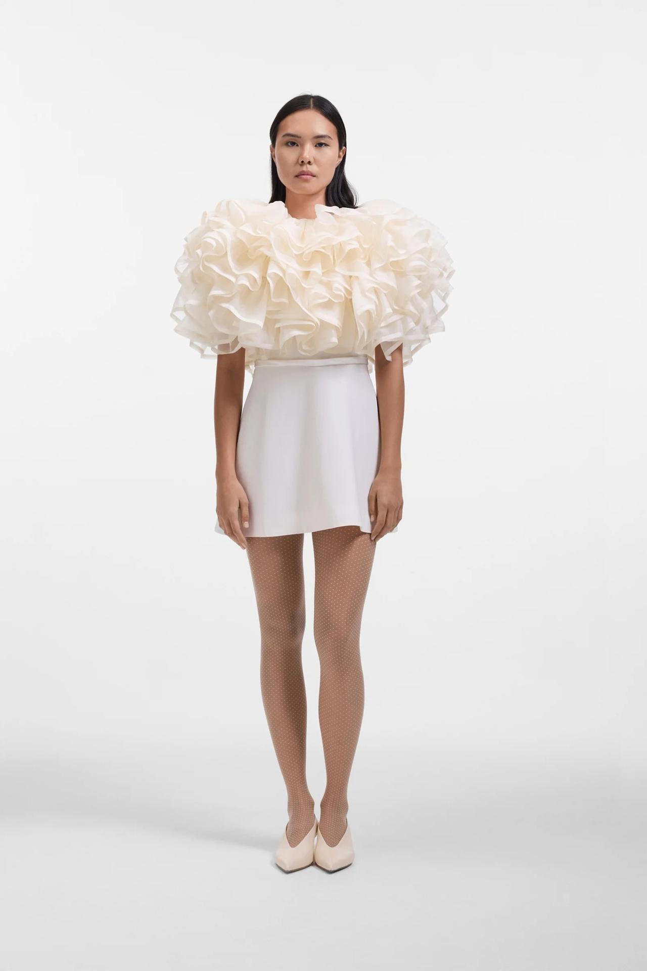 Volant Organza Mini Dress from Viktor & Rolf