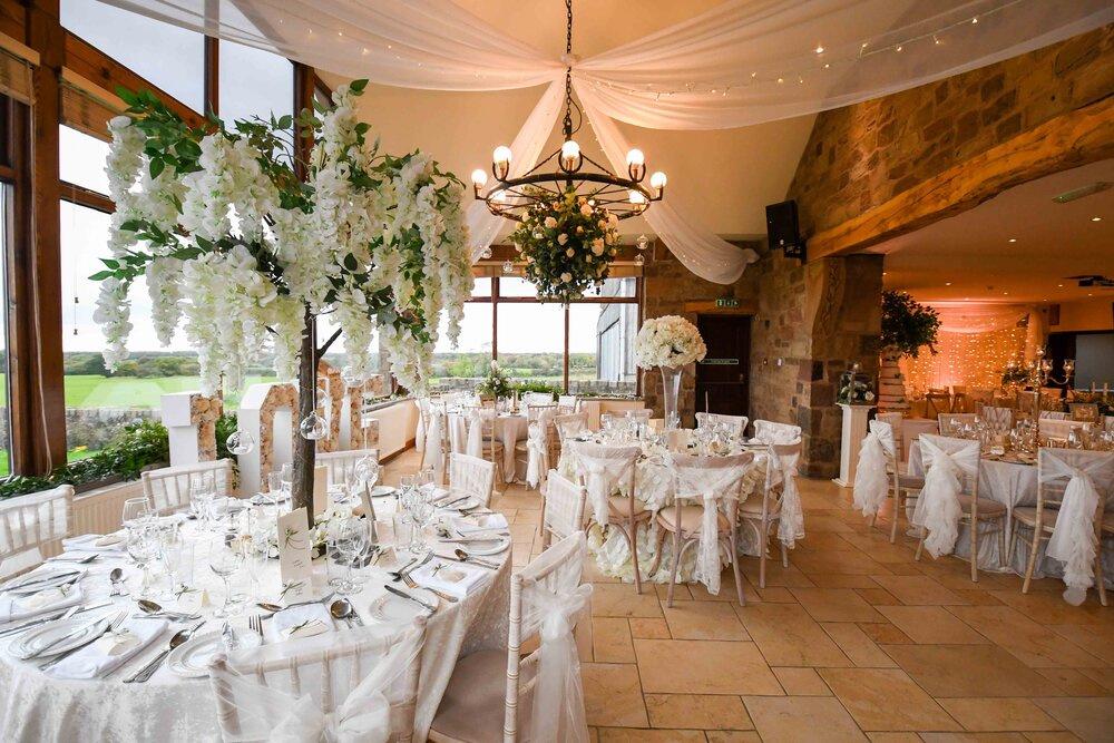 Wedding reception at Lancashire wedding venue Beeston Manor