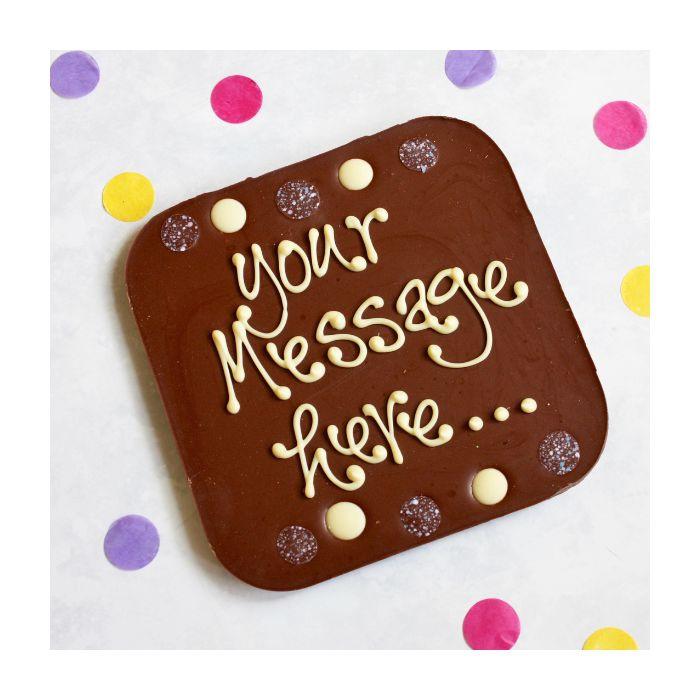 personalised chocolate bar