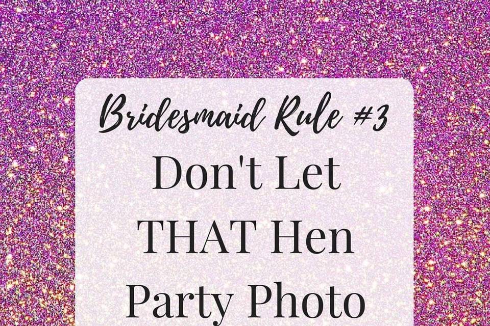 Nine Bridesmaid Rules You Need To Follow