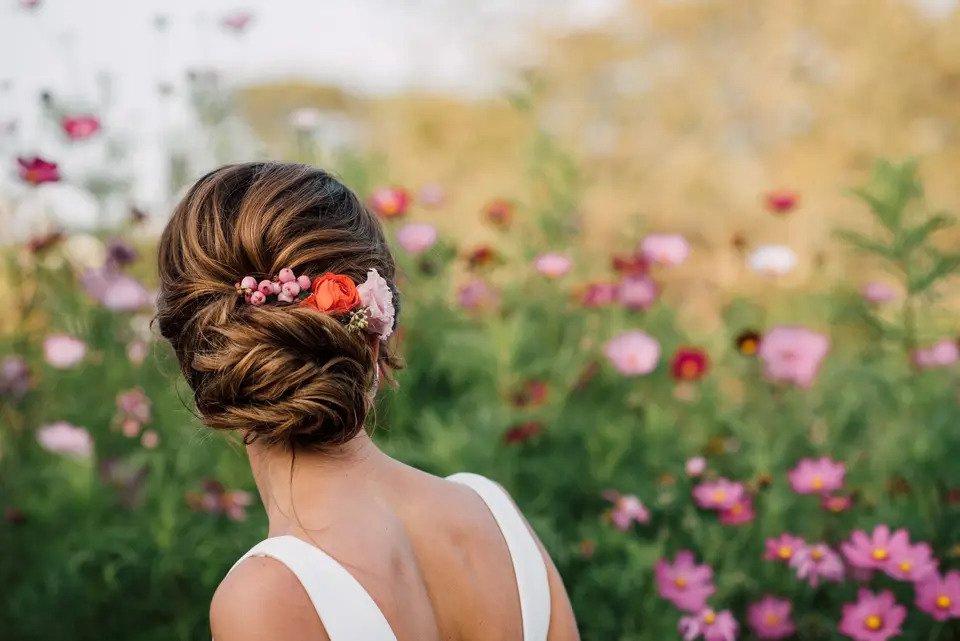 Sitar Pink Flower Hair Accessory