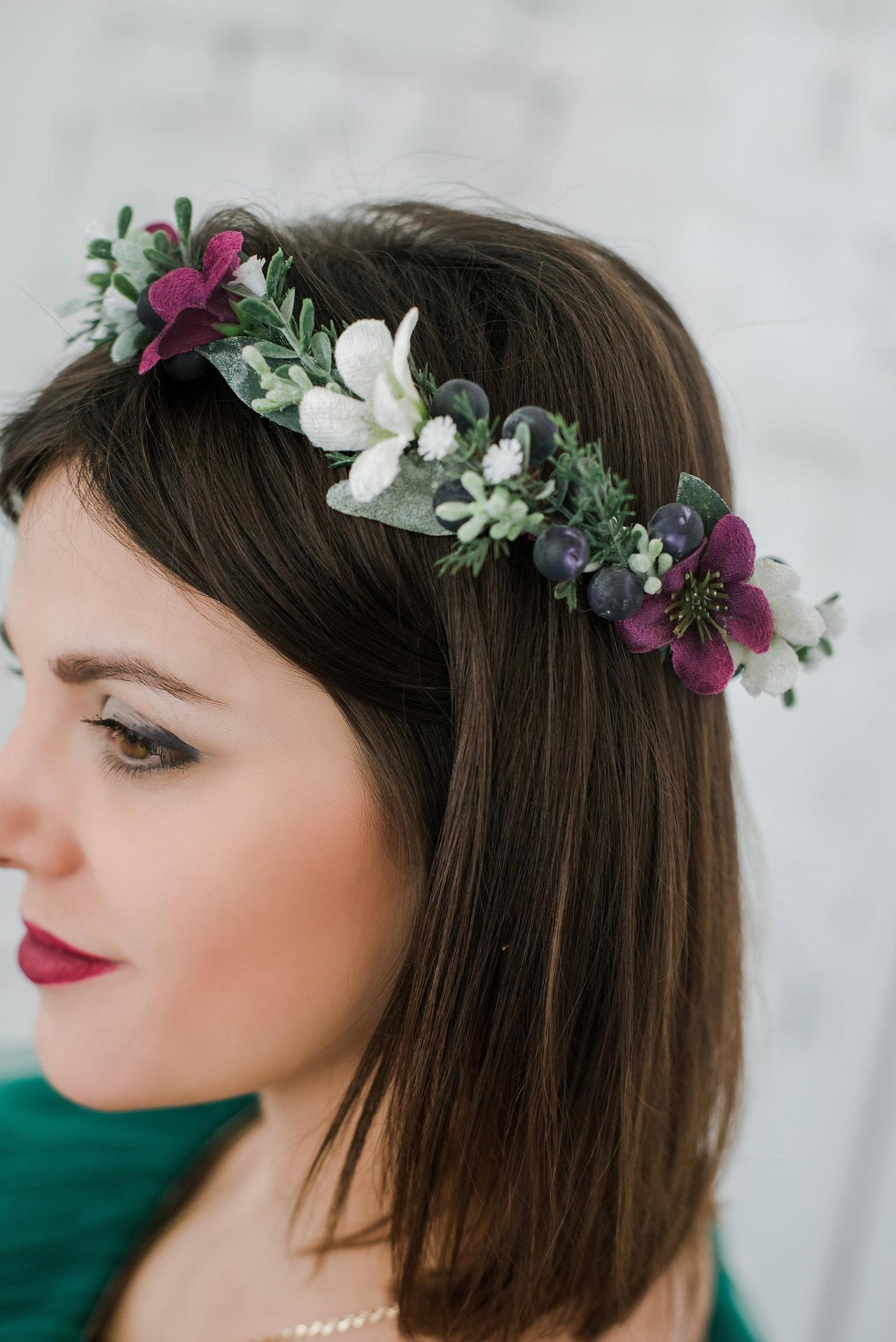 Simple on sale floral headpiece