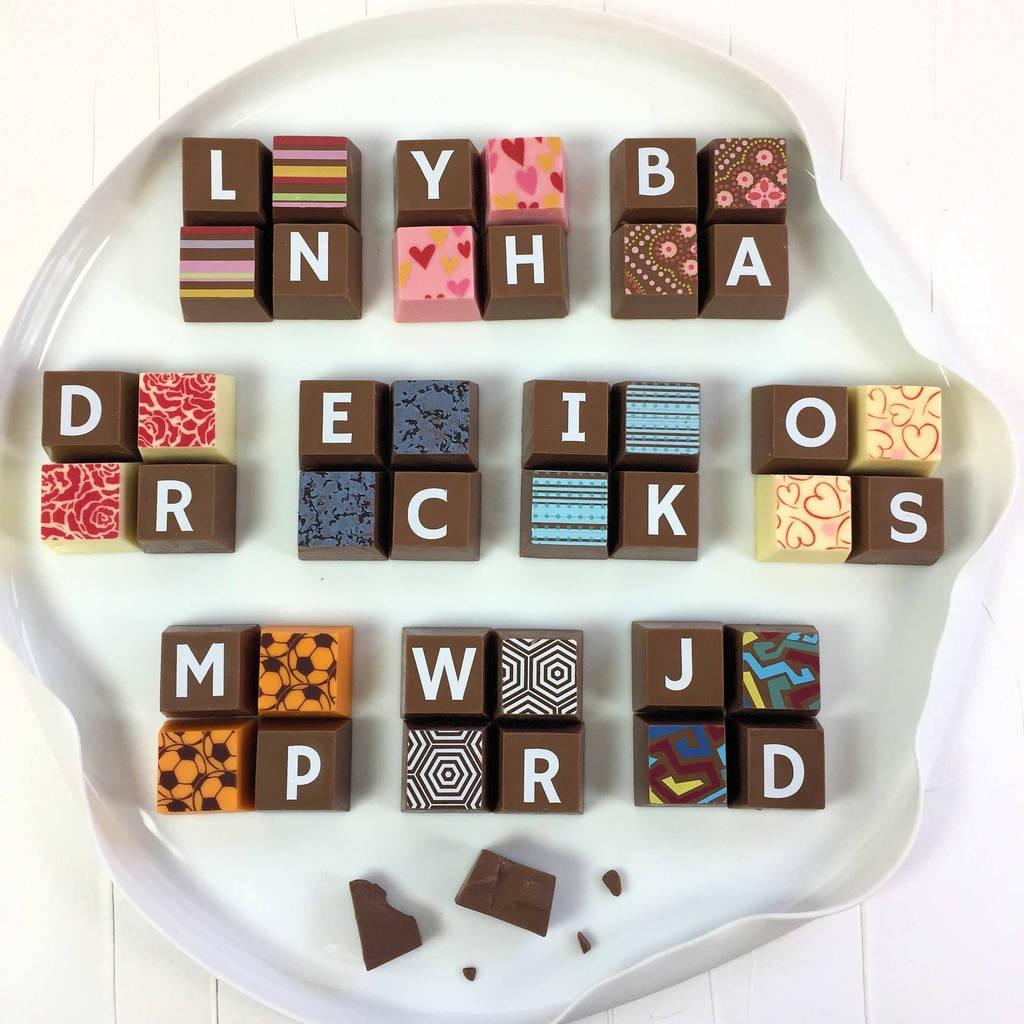 Personalised Chocolate Favours – Cocoapod Chocolates