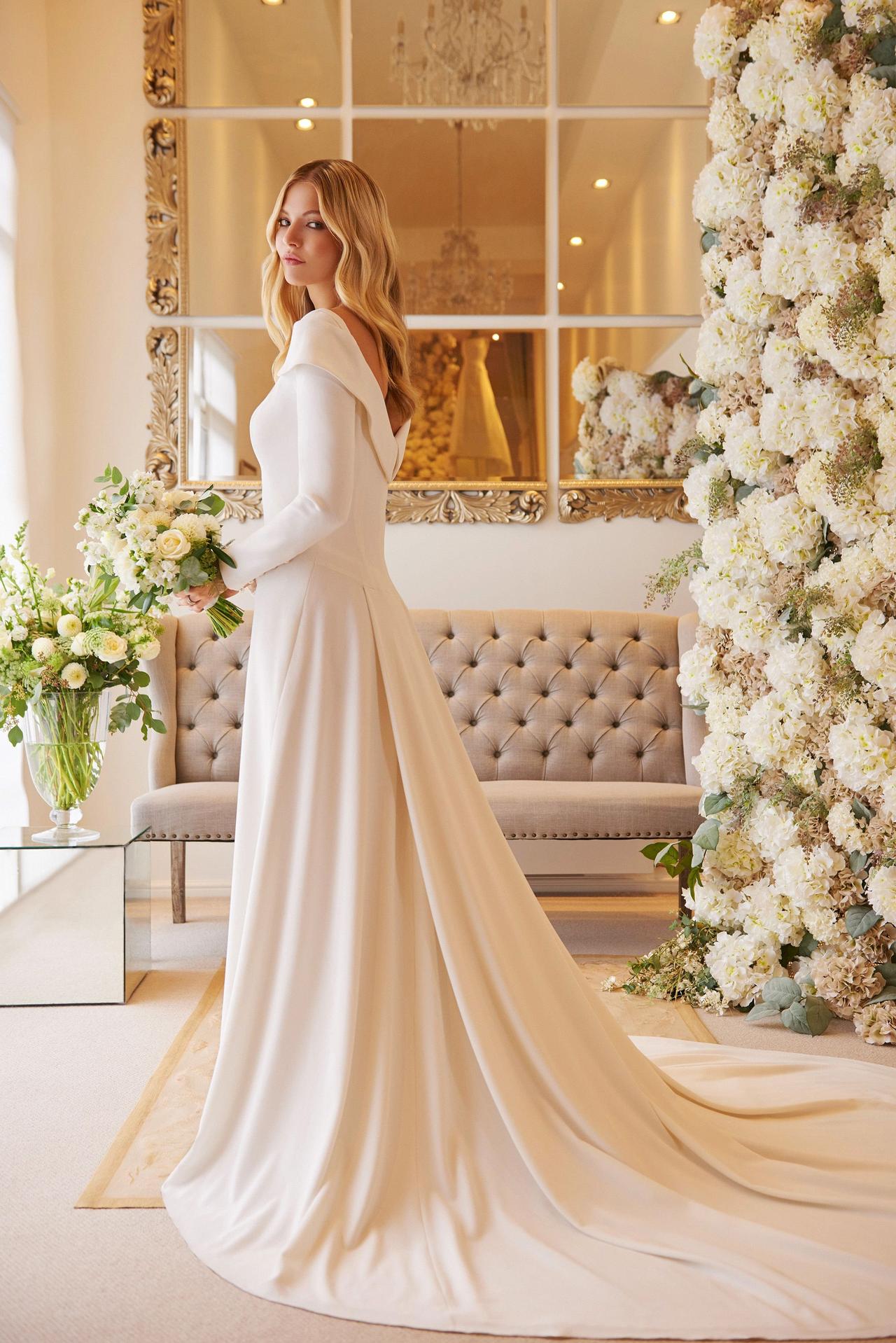 A-line Mikado Wedding Dress Koussindy – Olivia Bottega