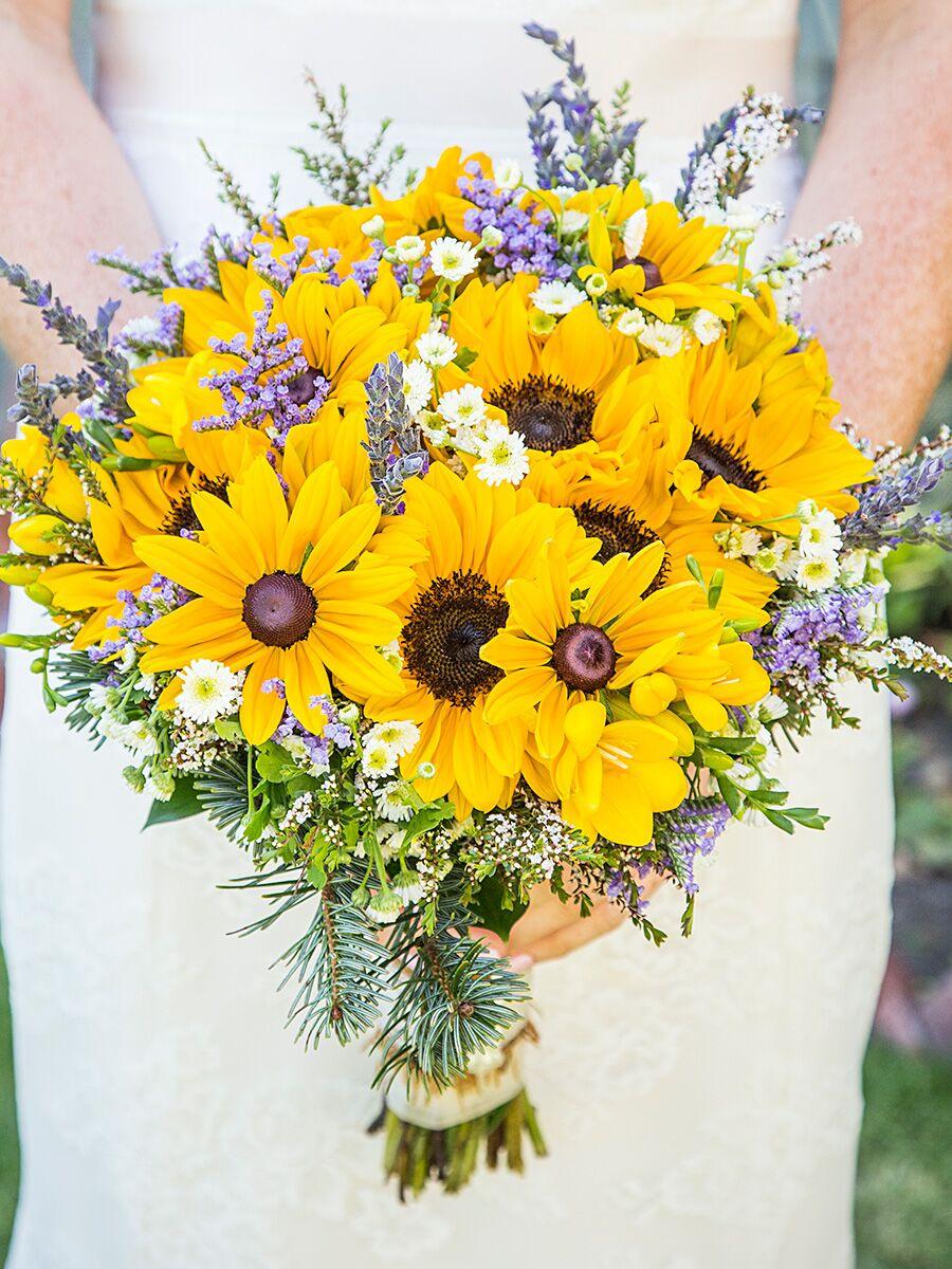 22 Stunning Sunflower Wedding Bouquet Ideas - hitched.co.uk