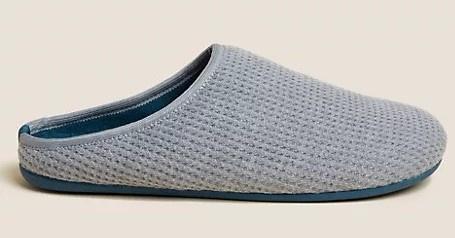 Waffle knit slippers