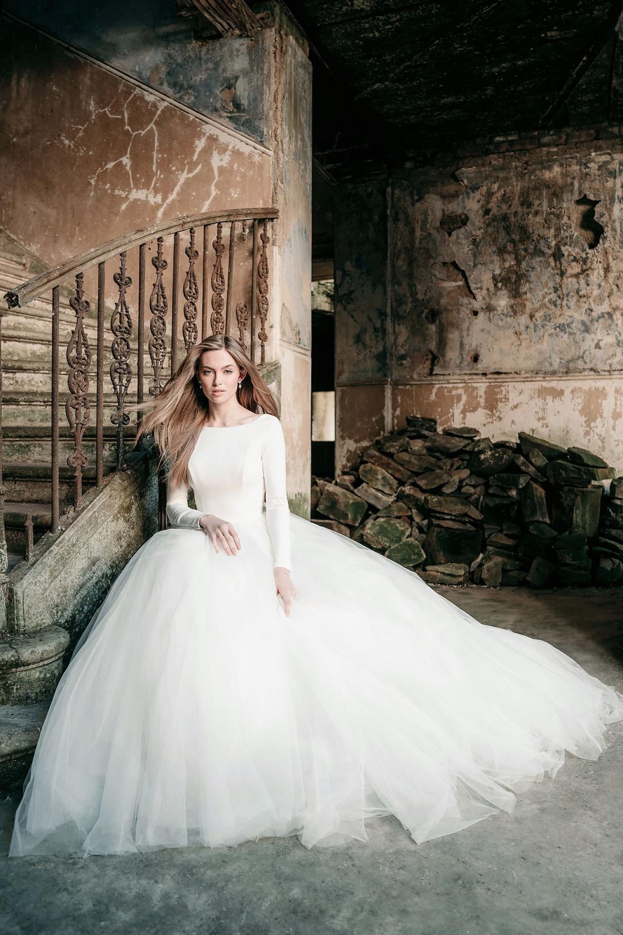 Traditional winter shop wedding dresses