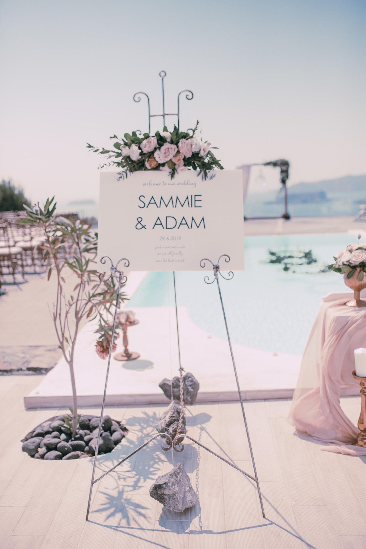 Sammie and Adam - Santorini Wedding