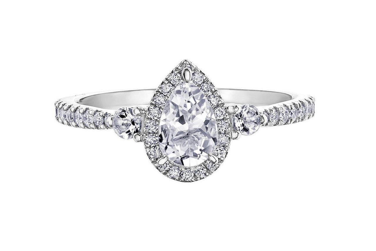 Beaverbrooks store pear ring