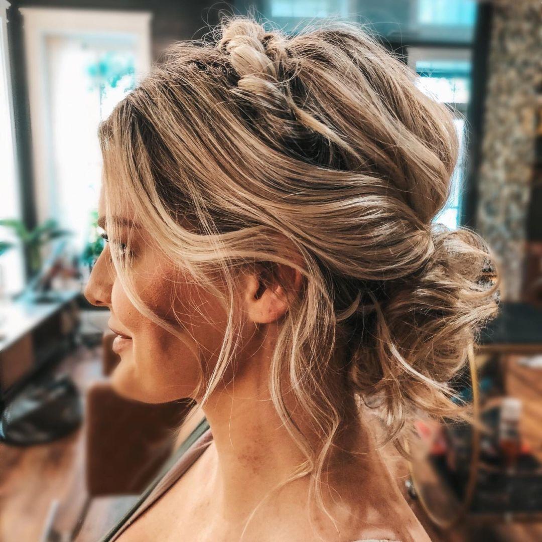 Boho 2025 updo wedding