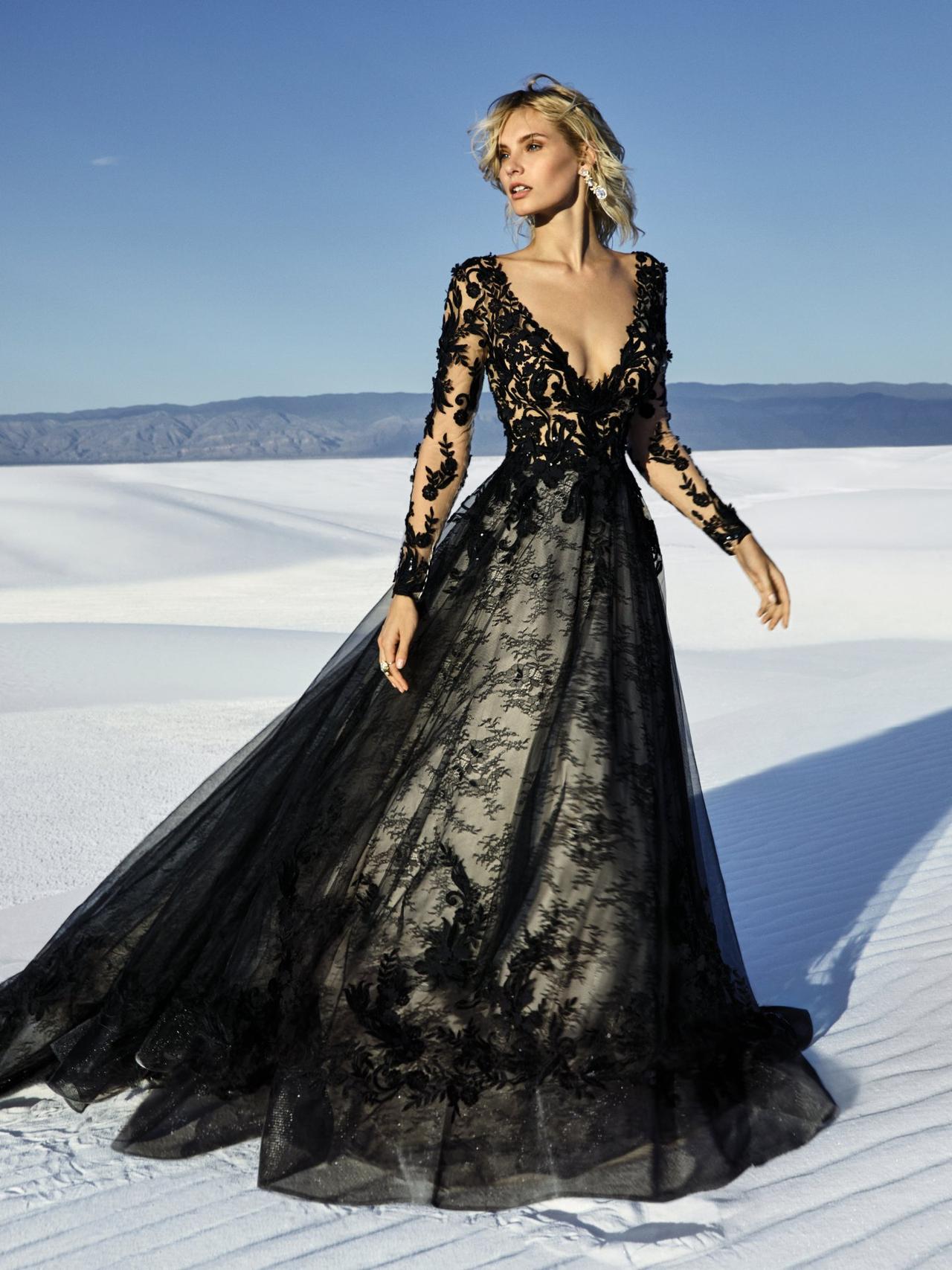 21 Black Wedding Dresses for Couples Who Want to be Different -   
