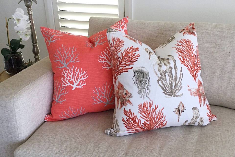 Coral cushions