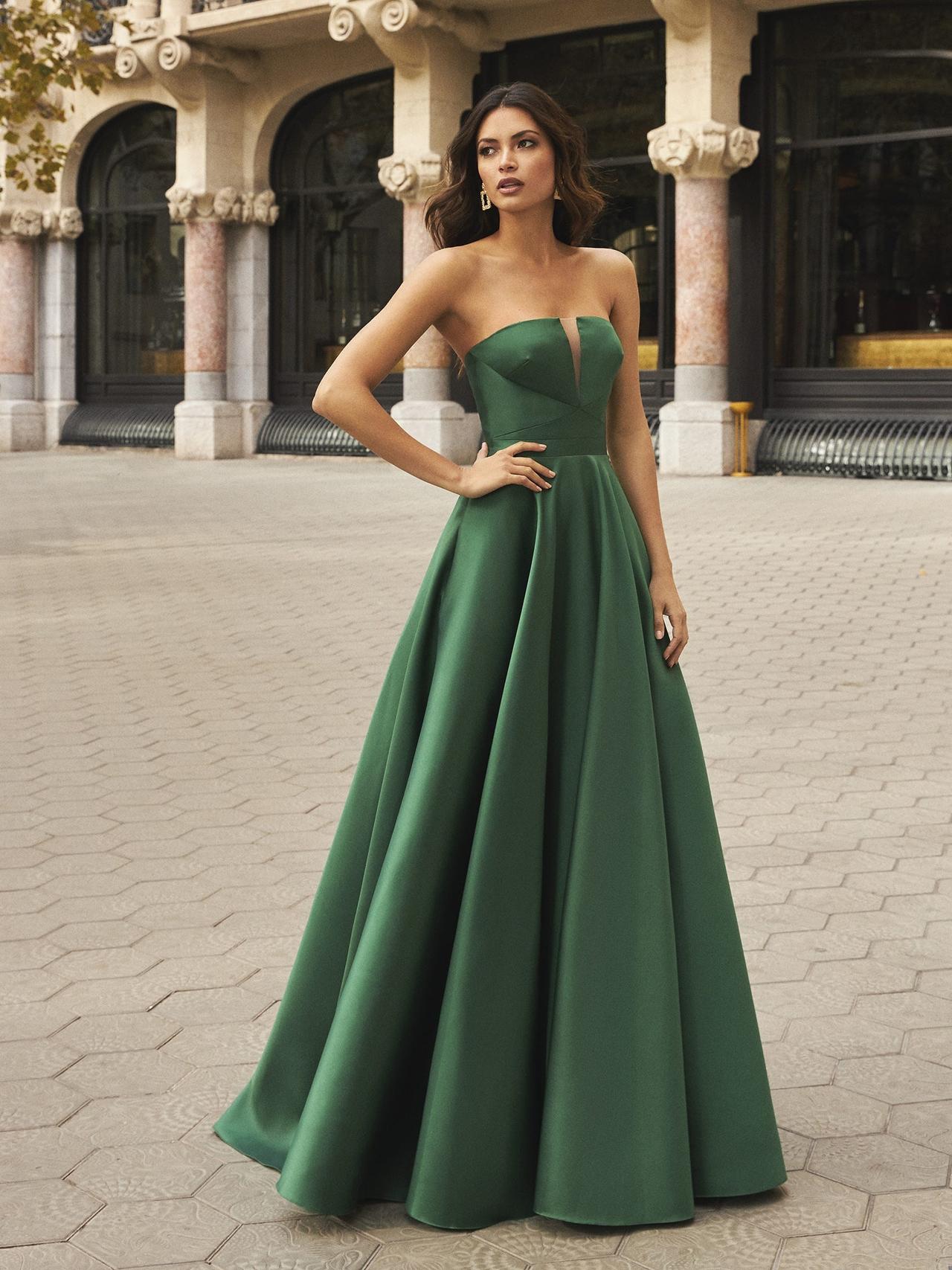 Fairy Long Modest Green Bridesmaid Dresses 242251311 – TANYA BRIDAL