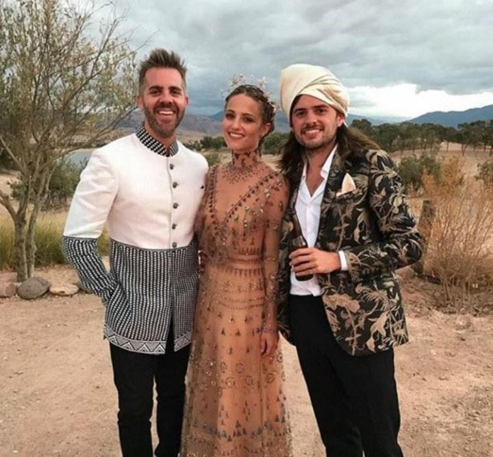 Dianna Agron wedding dress
