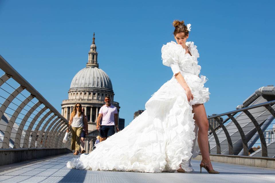 Face Mask Wedding Dress