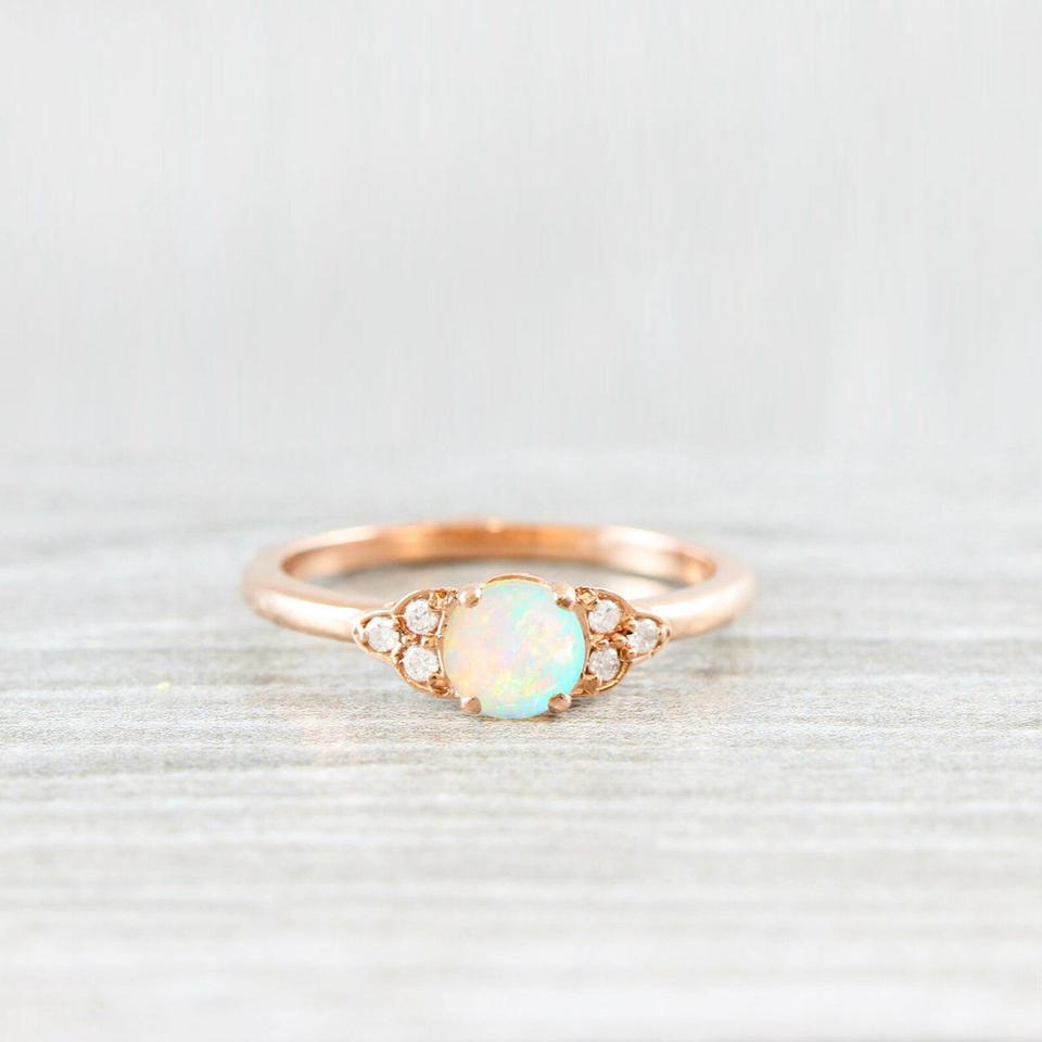 31 of the Best Opal Engagement Rings 2022 - hitched.co.uk - hitched.co.uk