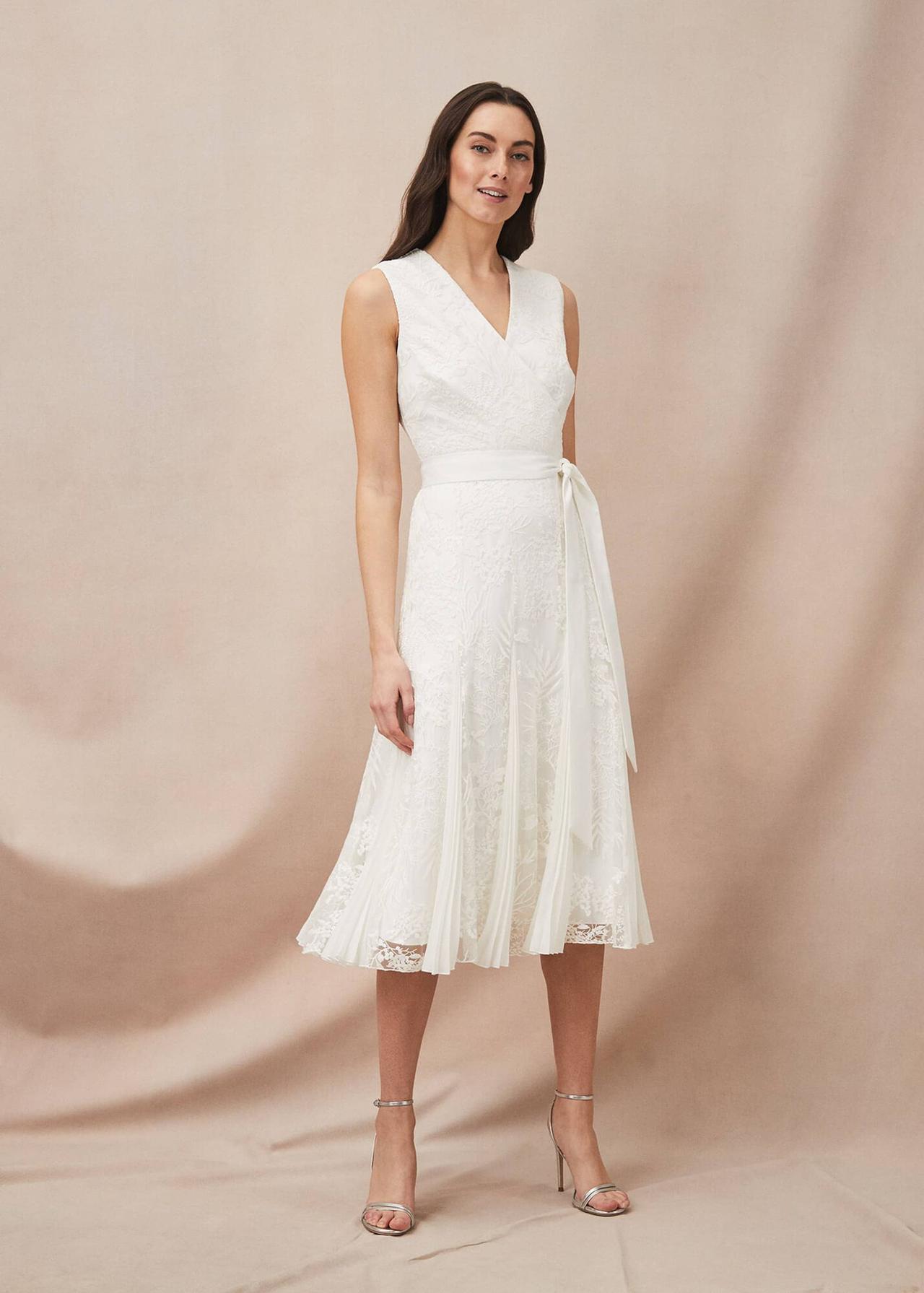 White dress midi outlet uk