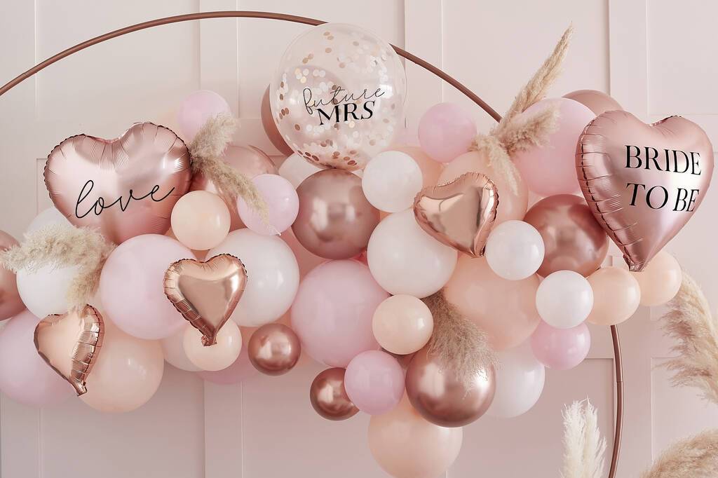Rose Gold Balloons Party Decorations - Pack of 12, Great Rose Gold Birthday  Decorations for Party, Rose Gold Party Supplies for Engagement, Weddings