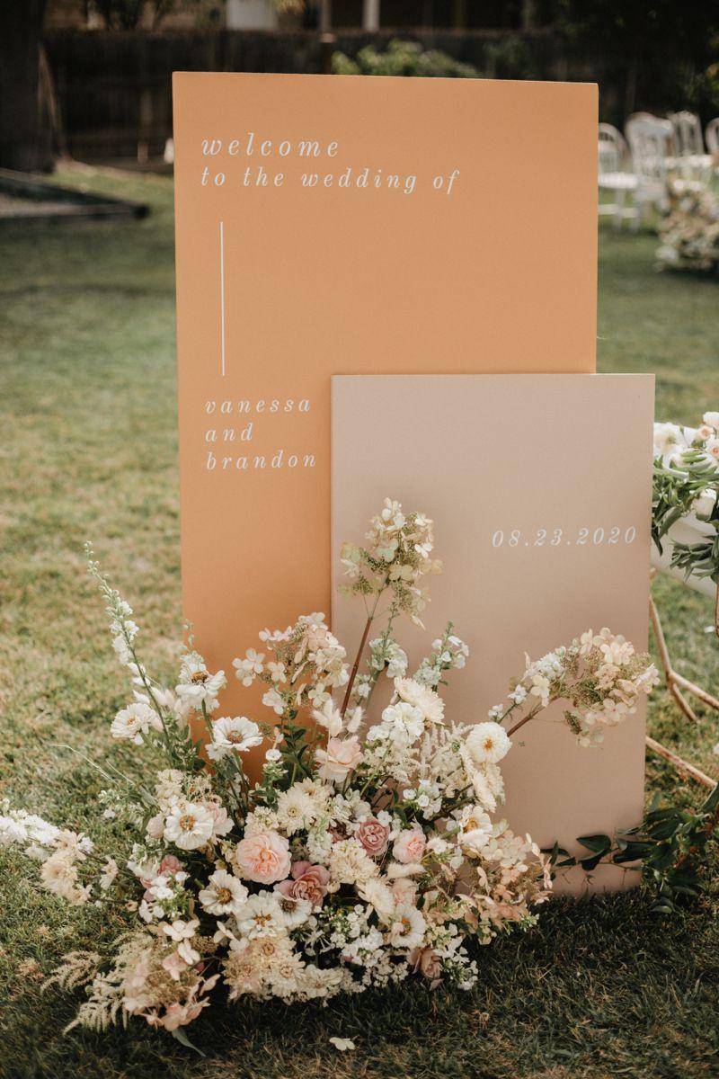 wedding welcome board design