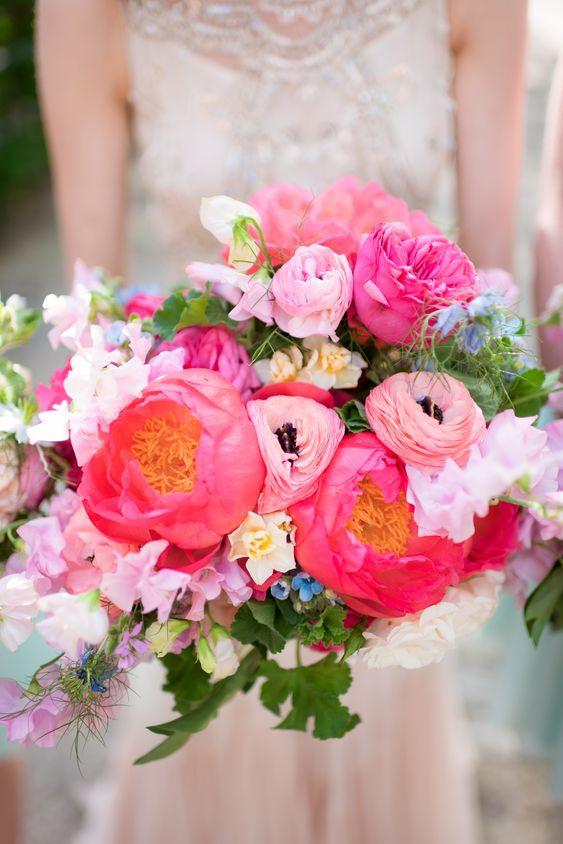 35 Pretty Peony Bouquet Ideas - hitched.co.uk - hitched.co.uk