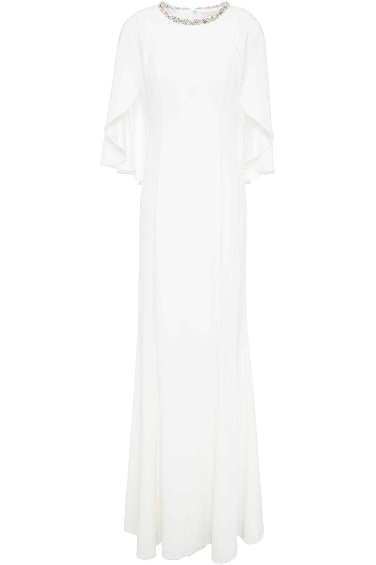 Floaty Jenny Packham maxi bridal dress