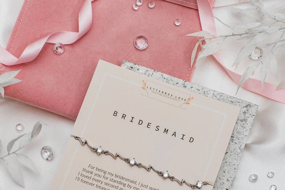 Bridesmaid bracelet