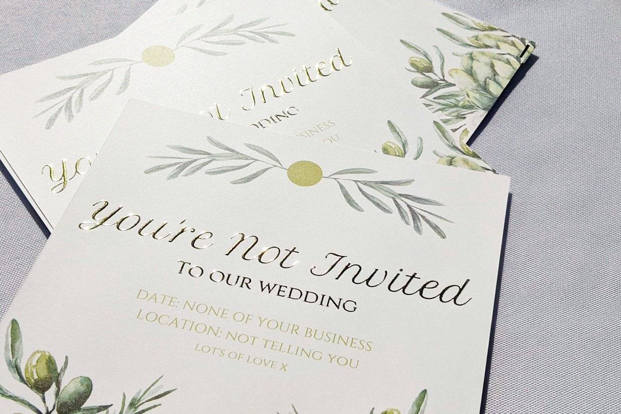 13 Polite Ways to Tell Someone They're Not Invited to Your Wedding