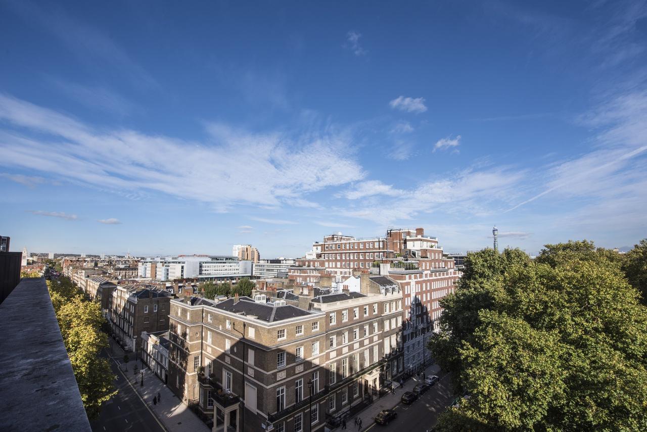 Birds eye view of a London hotel wedding venue