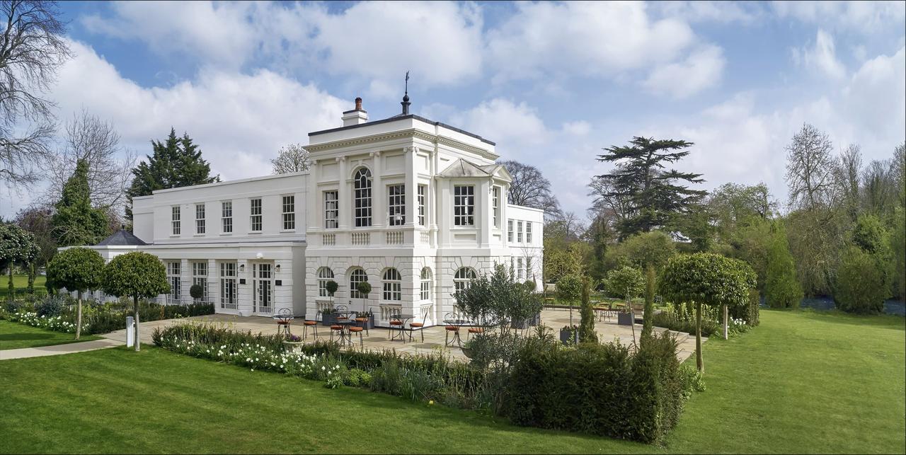 White hotel wedding venue