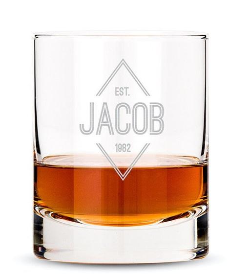 Personalised Whiskey Tumbler Gift Set - MIJMOJ