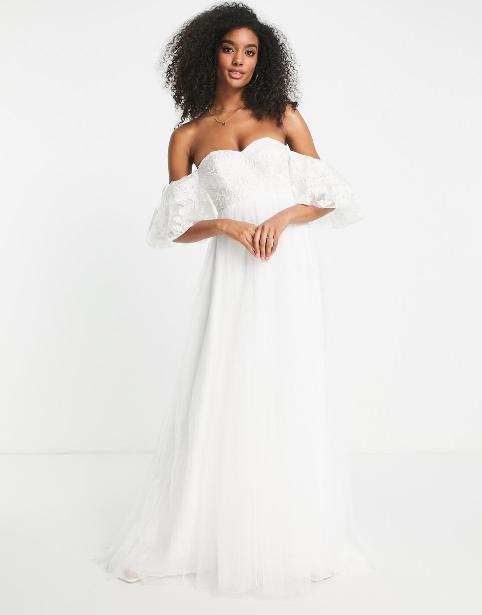 43 Gorgeous Off The Shoulder Wedding Dresses - Hitched.co.uk