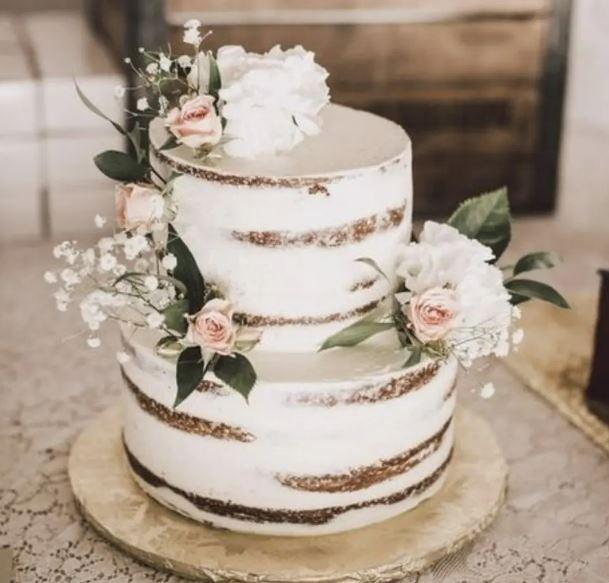 28 Naked Wedding Cakes That Don't Need Any Frosting
