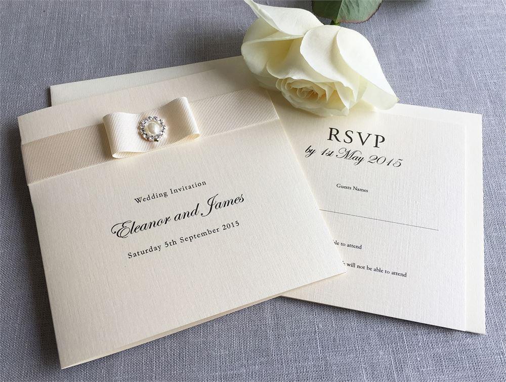 Handmade wedding shop stationery