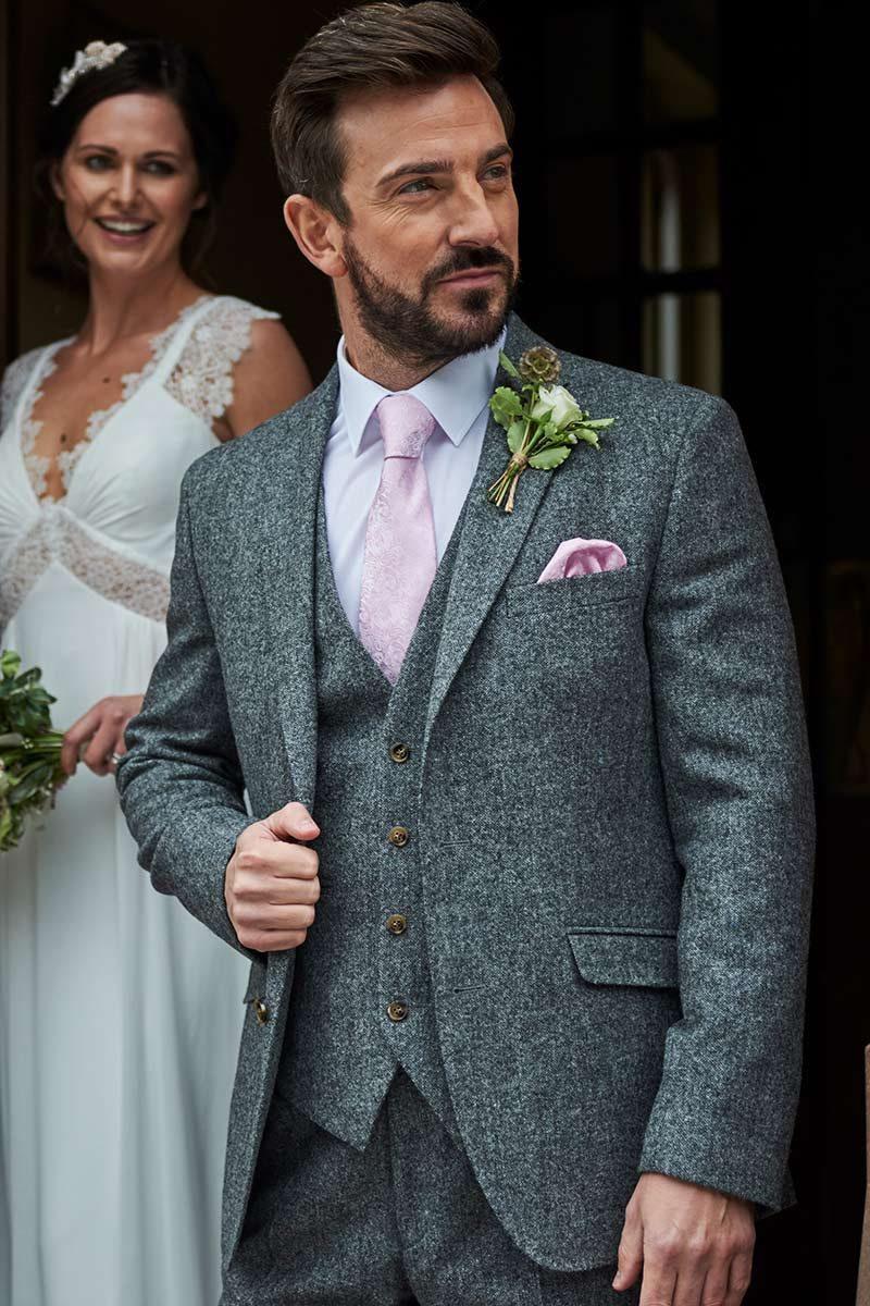 Tweed winter wedding on sale suits