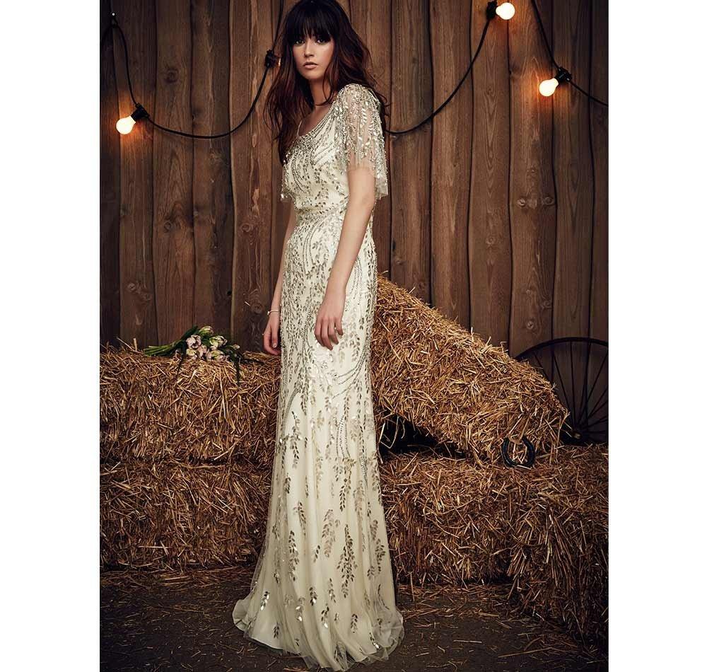 19 Embellished Wedding Dresses for Brides Who Love to Sparkle 