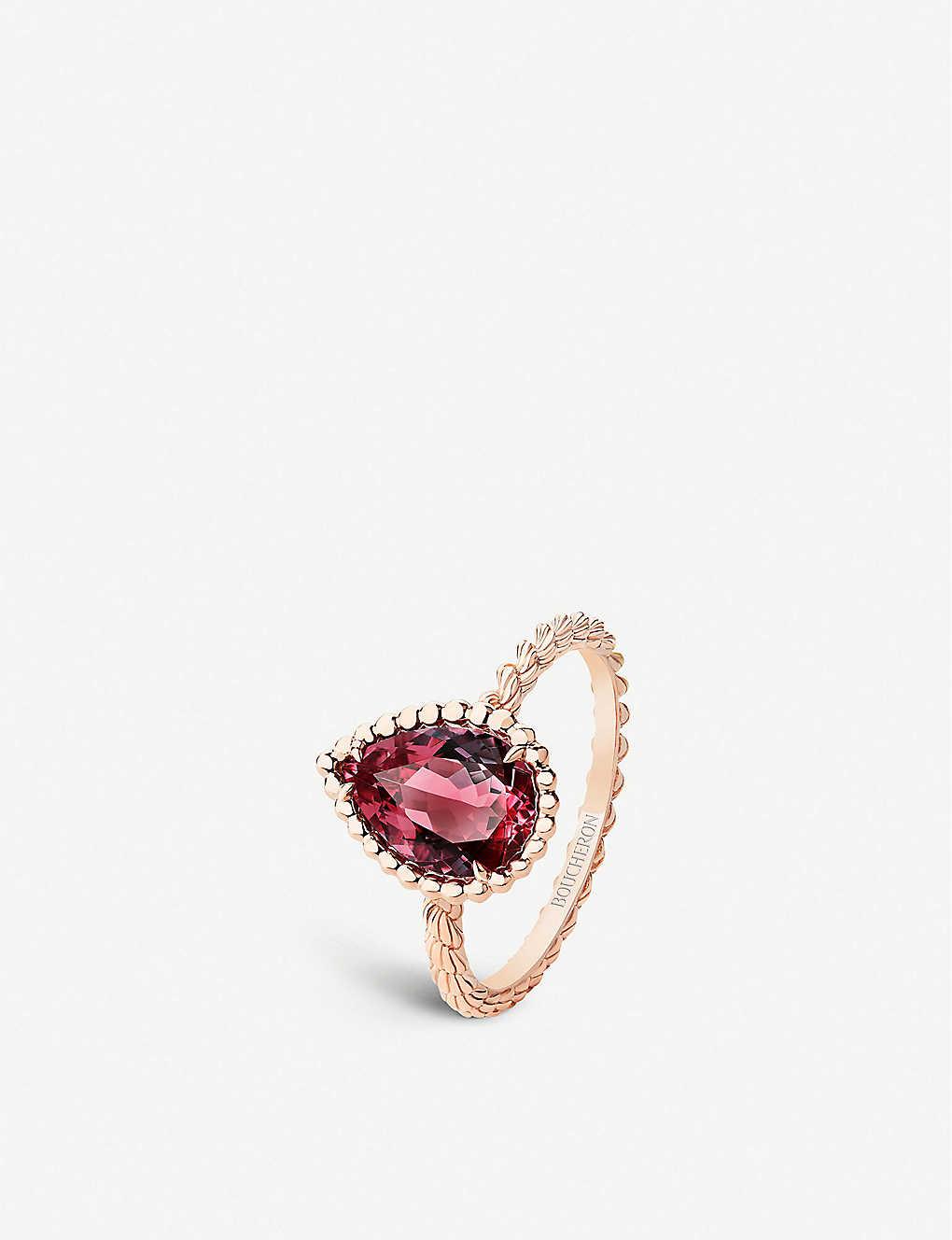 Rose gold engagement ring
