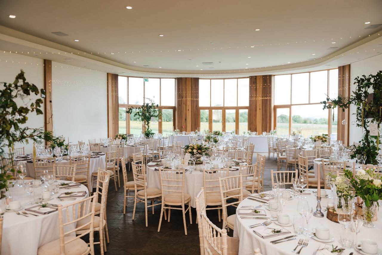 Interior of Lancashire wedding venue The Out Barn