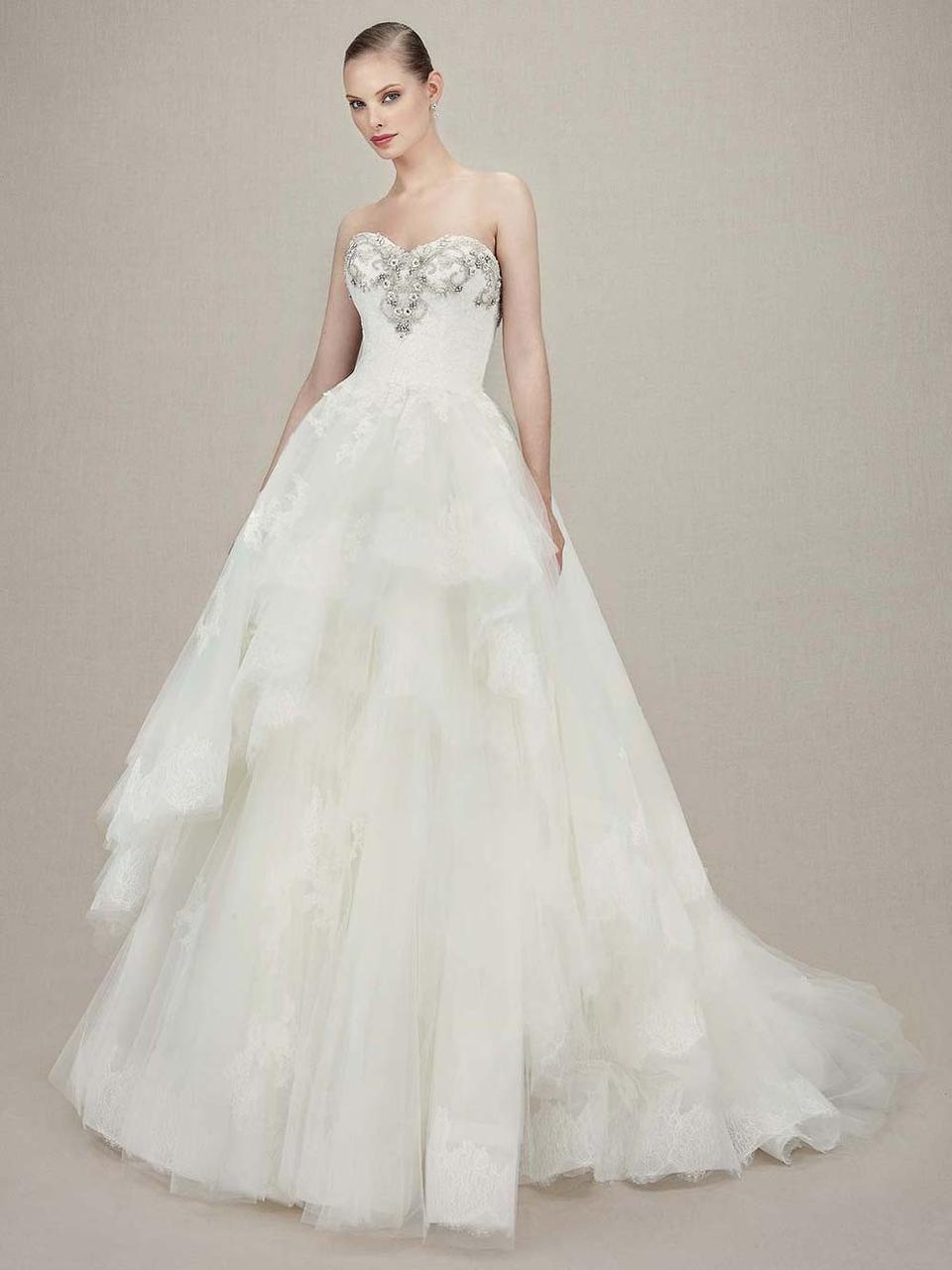 Tiered Wedding Dresses :: 21 Show Stopping Styles - hitched.co.uk ...