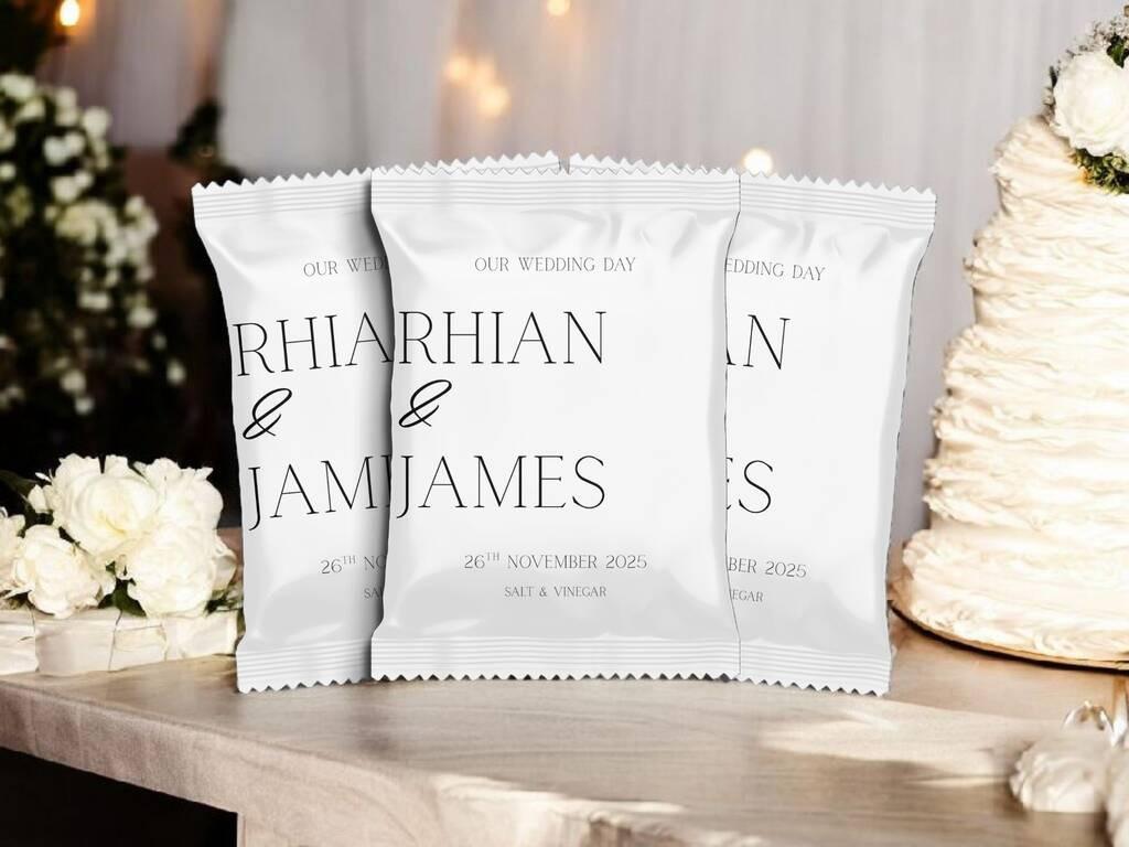 Wedding Crisp Packet – Not On The High Street