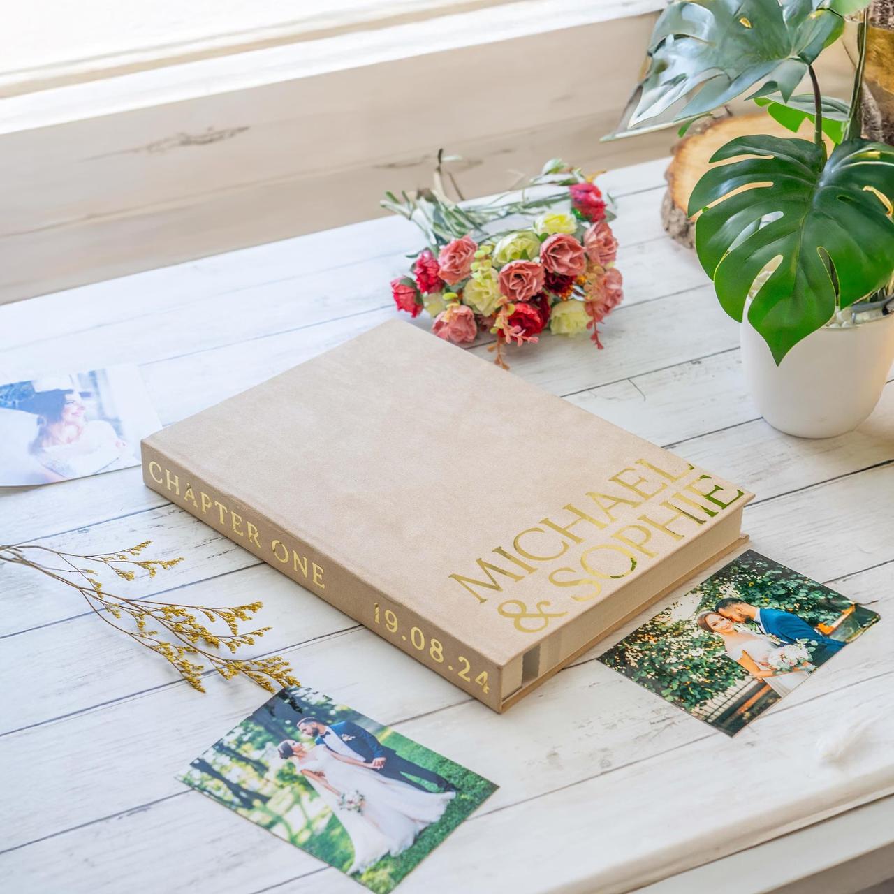 Velvet Photo Album etsy