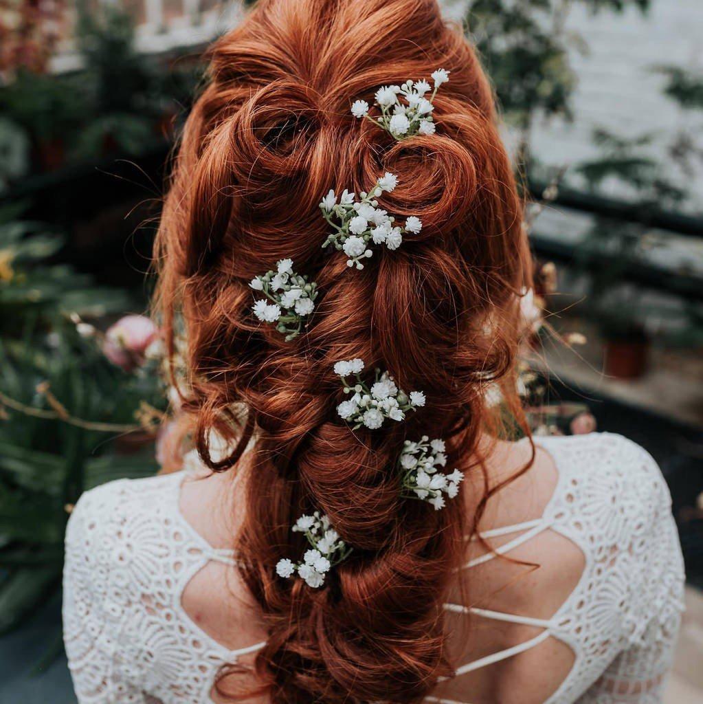bridal hair pins wedding accessories wedding headdress floral hair set set of bridal pins Accessories Hair Accessories Hair Pins Ellie 