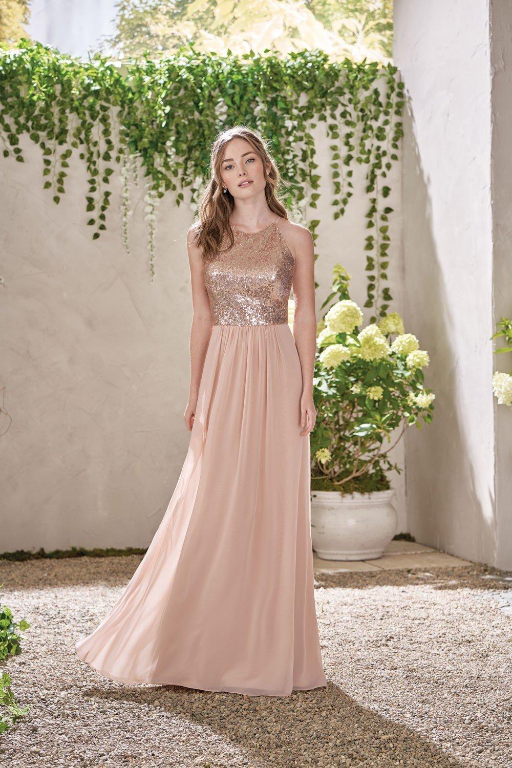 Simple gold bridesmaid store dresses